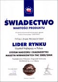 Świadectwo wartości produktu